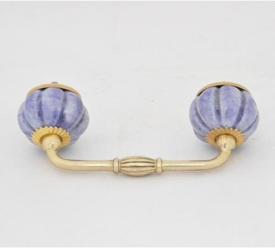 Neerja Ceramic Cabinet/Draw Pull Purple Pack of 2