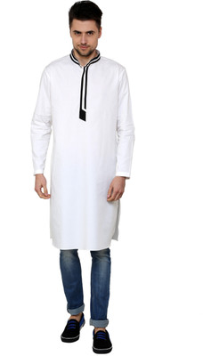 50% OFF on See Designs Solid Men's Straight Kurta