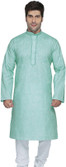 46% OFF on Clai Solid Men's Straight Kurta