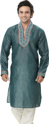 Zorro Solid Men's Straight Kurta Zorro Solid Men's Straight Kurta