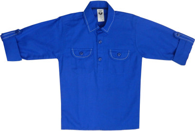 Kooka Kids Solid Boy's Straight Kurta