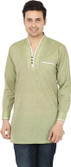 37% OFF on Adhaans Solid Men's Straight Kurta