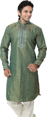 Zorro Self Design Men's Straight Kurta Zorro Self Design Men's Straight Kurta