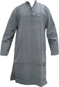 Indiatrendzs Solid Men's Straight Kurta