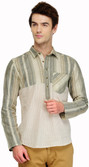 60% OFF on Yepme Striped Men's A-line Kurta