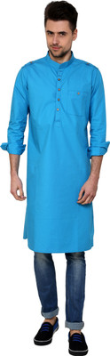 See Designs Solid Men's Straight Kurta