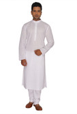 10% OFF on Rajubhai Hargovindas Self Design Men's Straight Kurta