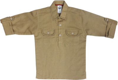 Kooka Kids Solid Boy's Straight Kurta