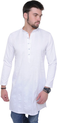 30% OFF on Qdesigns Solid Men's Straight Kurta