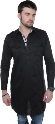 19% OFF on Qdesigns Solid Men's Pathani Kurta