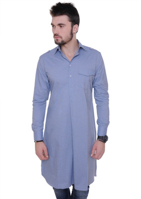 See Designs Solid Men's Pathani Kurta See Designs Solid Men's Pathani Kurta
