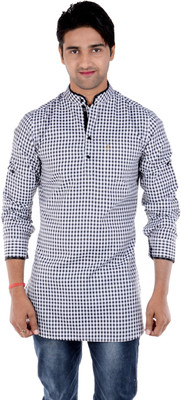 35% OFF on S9 Men Checkered Men's Pathani Kurta