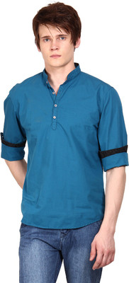 56% OFF on i-VOC Solid Men's Straight Kurta