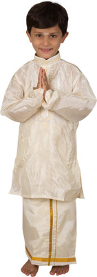 19% OFF on Thangamagan Solid Boy's Pathani Kurta