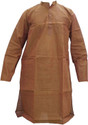 Indiatrendzs Solid Men's Straight Kurta