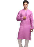 47% OFF on Aapno Rajasthan Solid Men's A-line Kurta