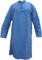 Indiatrendzs Solid Men's Straight Kurta