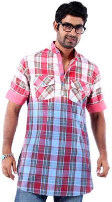70% OFF on S9 Men Checkered Men's Pathani Kurta 70% OFF on S9 Men Checkered Men's Pathani Kurta