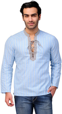 60% OFF on Yepme Striped Men's A-line Kurta