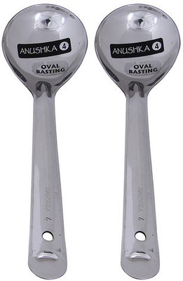 40% OFF on Tallboy Anushka Oval Basting Ladle set of 2 XL Steel Ladle Steel, Pack of 2 40% OFF on Tallboy Anushka Oval Basting Ladle set of 2 XL Steel Ladle Steel, Pack of 2