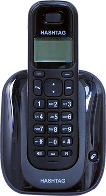 Hashtag 6111N Cordless Landline Phone (Black) 