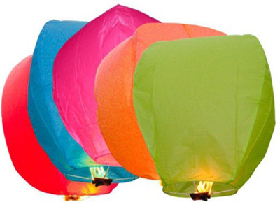 74% OFF on NE Multicolor Paper Sky Lantern((90 cm X 50 cm, Pack of 5)) 74% OFF on NE Multicolor Paper Sky Lantern((90 cm X 50 cm, Pack of 5))
