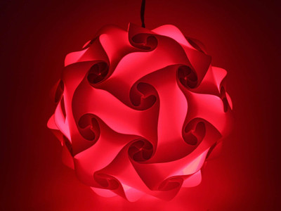 30% OFF on Somya Leger SL 30 A R Red Polypropylene Lantern