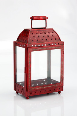 10% OFF on Era Red Iron, Glass Lantern 10% OFF on Era Red Iron, Glass Lantern