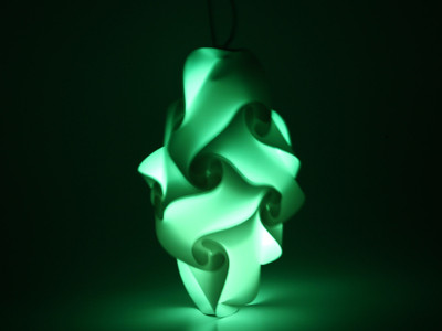 25% OFF on Somya Leger SL 12 B G Green Polypropylene Lantern