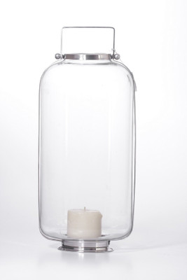 7% OFF on Goyal India Clear Steel, Glass Lantern