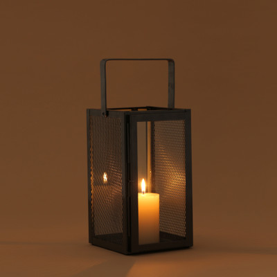 Indecrafts Grey Iron Lantern Indecrafts Grey Iron Lantern