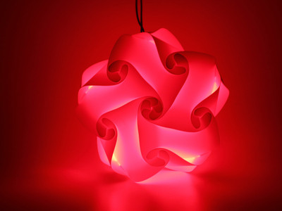 22% OFF on Somya Leger SL 15 A R Red Polypropylene Lantern