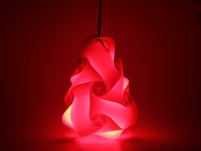 22% OFF on Somya Leger SL 15 B R Red Polypropylene Lantern