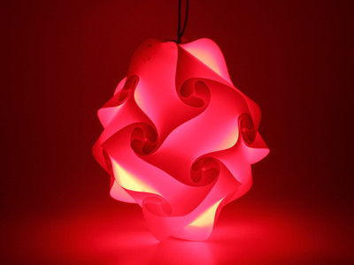 22% OFF on Somya Leger SL 16 R Red Polypropylene Lantern