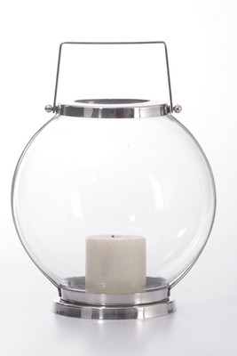 Goyal India Clear Steel, Glass Lantern