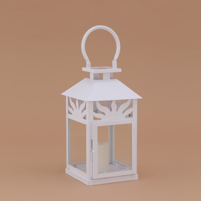 5% OFF on Indecrafts White Iron Lantern