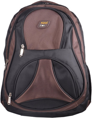52% OFF on AQSA 15 inch Laptop Backpack Blackandbrown