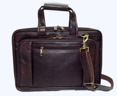 10% OFF on PE 17 17 x 11 Expandable Laptop bag Brown-01