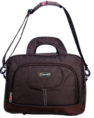 Fyntake 15 inch Expandable Laptop Backpack Full Coffee Brown