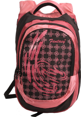 Fantasy 15.4 inch Laptop Backpack Light pink, Black