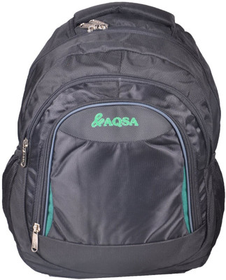26% OFF on AQSA 15 inch Laptop Backpack Blackandgreen