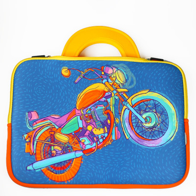 Chumbak Pouch for Apple Mac Book, HP, Dell Inspiron Multicolor