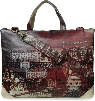 50% OFF on Gypsy Soul 15 inch Laptop Messenger Bag Beige