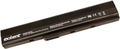 Exilient Asus K52 6 Cell Laptop Battery Exilient Asus K52 6 Cell Laptop Battery