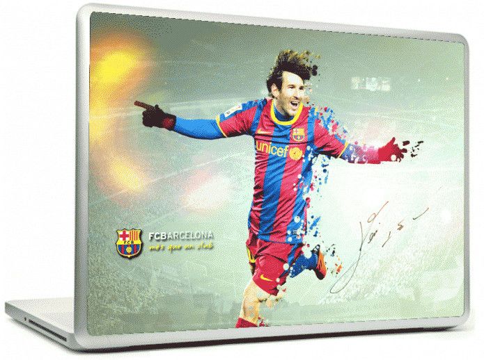 24% OFF on Headturnerz Lionel Messi Celebrating Goal Vinyl Laptop Decal