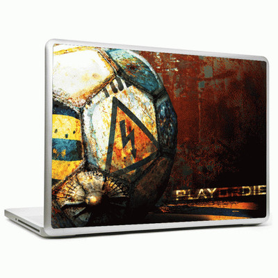 24% OFF on Headturnerz Play or Die Football Grunge Art Vinyl Laptop Decal
