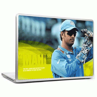 24% OFF on Headturnerz Mahendra Singh Dhoni Mahi Vinyl Laptop Decal