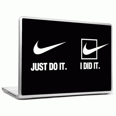24% OFF on Headturnerz Just Did It Black Vinyl Laptop Decal