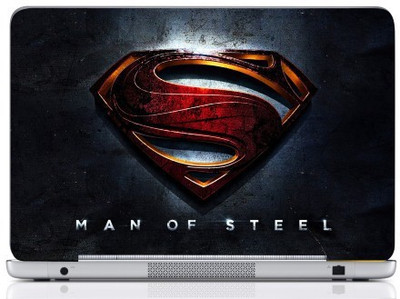 WebPlaza Superman Laptop Skin Vinyl Laptop Decal (All Laptops With Screen Size Upto 15.6 Inch)
