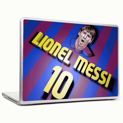 24% OFF on Headturnerz Lionel Messi Number 10 Vinyl Laptop Decal